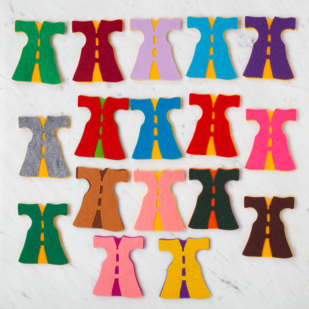 Loren 10 Paket Kaftan Figürlü Keçe Set